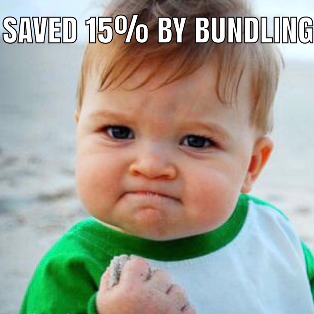 Bundle 2 or more items and save 15%